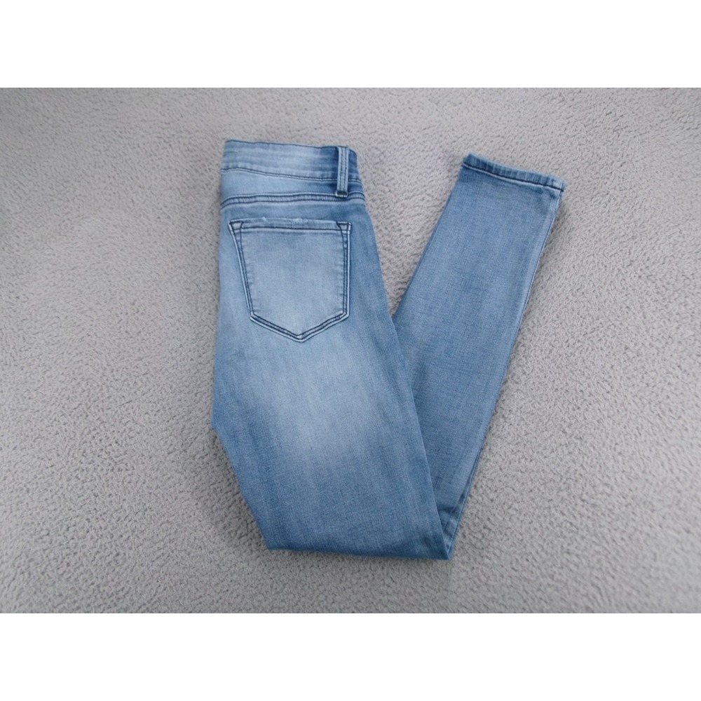 KanCan Skinny Jeans Womens 5/26 Blue Medium Wash Mid Rise KC11214HRL